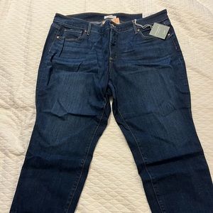 Loft Plus skinny ankle jeans size 22 NWT